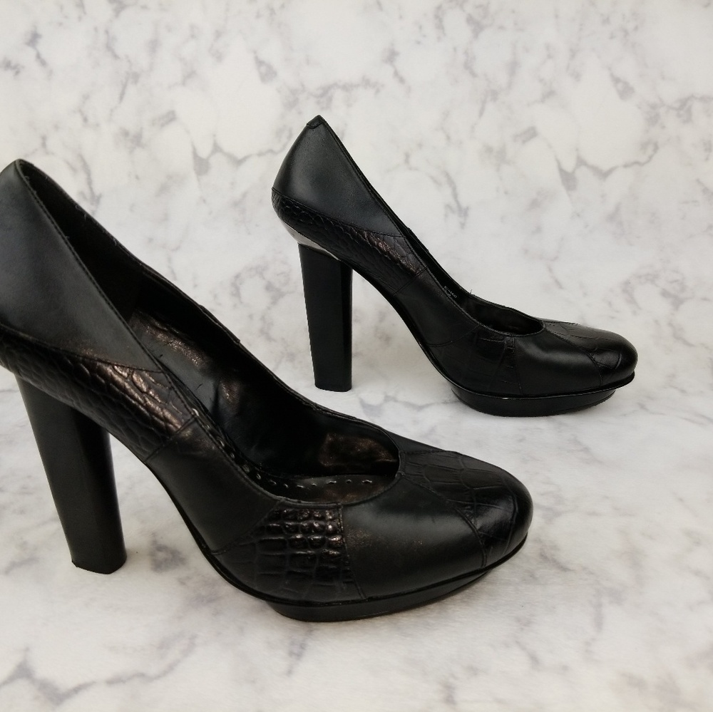 BCBG Girls Black 4 inch high heels size 9